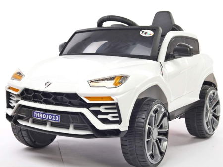 White Ride-On | Wireless Remote and Rechargeable battery Operated | Lambo car (COD Not Available) Online Hot Sale