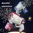 Astronaut Automatic Light Up Electric Bubble Blaster |Red| Discount