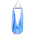 Baby Swing Cradle with Mosquito Net Spring and Metal Window Cradle Hanger (Blue) Online now