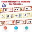 Alphabet and Number Early Learning Puzzles (52 Pieces) Hot on Sale