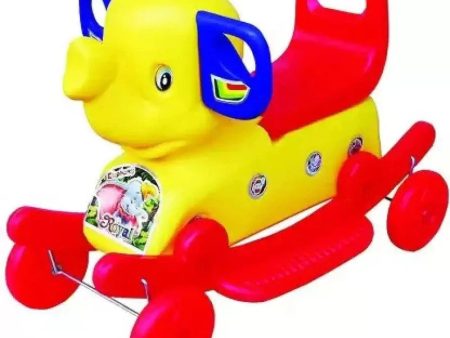 Ride-on Elephant 2-In-1 Rocker (Red and Yellow) Online