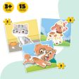 Baby Animal Fun & Educational Jigsaw Puzzle Set (15 Pieces) Supply