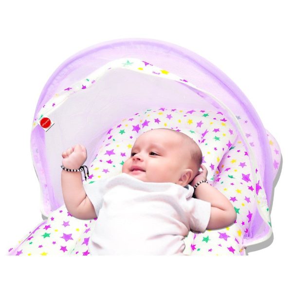 Baby Bedding Set with Mosquito net and Pillow (Purple) For Cheap