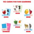 Big Flash Cards Alphabets, Number, Shape, Colour, Fruit, Vegetable, Animal (Set of 6) | 192 Cards Online