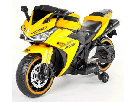 Yellow Ride-On | Rechargeable Battery Operated | R3 Bike (COD Not Available) Online