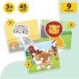 Baby’s First Jigsaw Puzzle Jungle Animals, Farm Animals & Baby Animals (Set of 3) | 45 Pieces Fashion