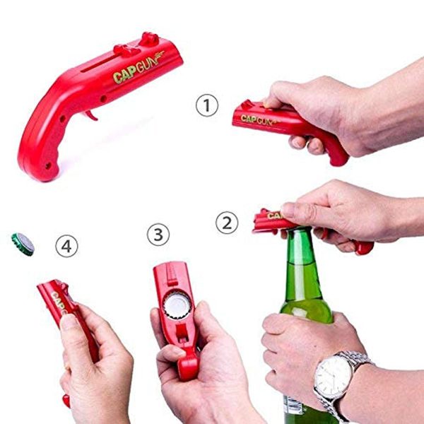 Beer Bottle Opener - Launcher Cap Gun Online now