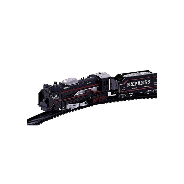 Black Train and Train Set (13 Pieces) For Cheap