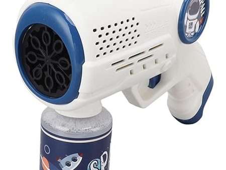 Astronaut Automatic Light Up Electric Bubble Blaster (Blue) Hot on Sale