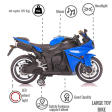 Blue Ride-On | Rechargeable Battery Operated | R3 Bike (COD Not Available) Hot on Sale