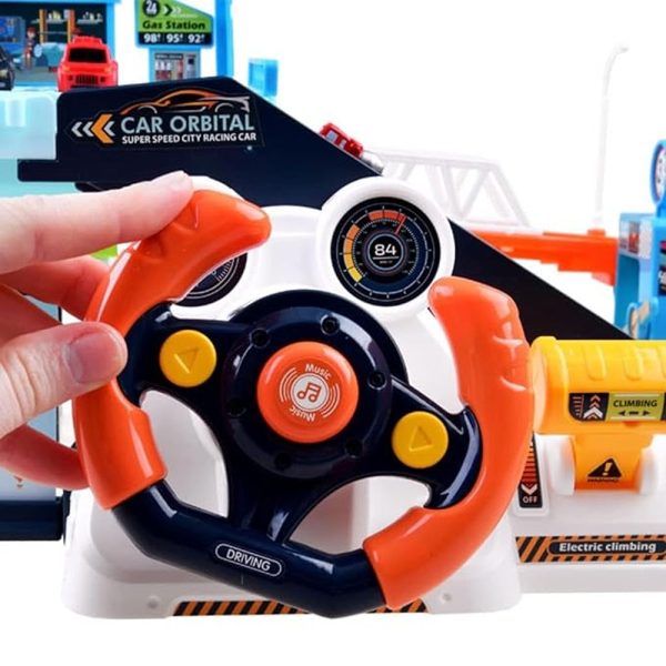 Car Race Tracks for Kids - Vehicle Puzzle Car Track Playsets for Toddlers on Sale