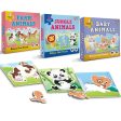 Baby’s First Jigsaw Puzzle Jungle Animals, Farm Animals & Baby Animals (Set of 3) | 45 Pieces Fashion