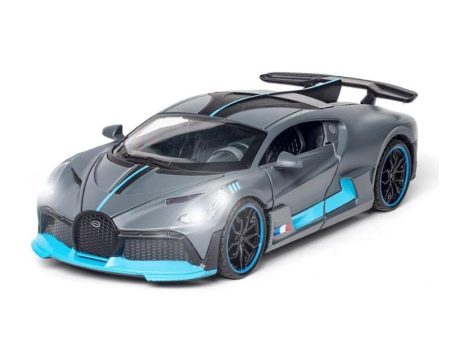 Resembling Bugatti Divo 3in Diecast Car | 1:32 Scale Model | Blue Online Hot Sale