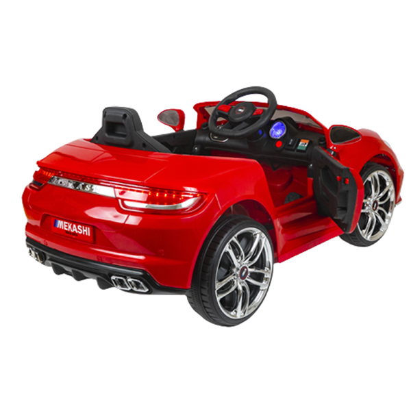 Battery Operated Ride-on Car with LED Headlights & Rear Lights | MKS_002 | Red | COD not Available Online