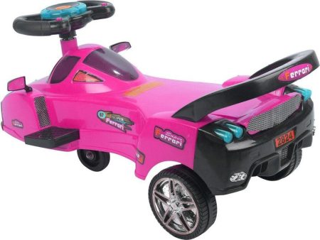 Push Ride on Car & Wagon with Music & Lights (Pink) Supply