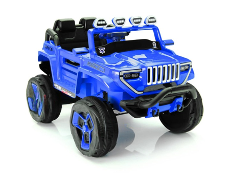 Blue Ride-On | Wireless Remote, Bluetooth Mp3 Music and Rechargeable Battery Operated | Jeep A1200 4X4 (COD Not Available) For Sale