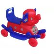 2 in 1 Elephant Ride-on Rocker (Blue and Red) For Cheap