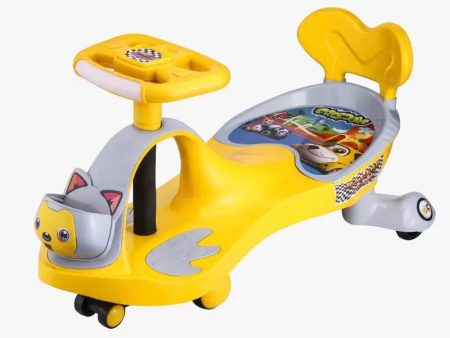 Ride-on Guppy Car Twist and Swing Magic Car Rider (Yellow) Online Hot Sale