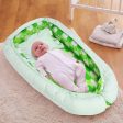 Apple Print New Born Baby nest Bedding Set Reversible (Green) Supply