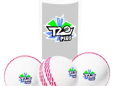 T-20 Plus Practice Cricket Wind Balls (Pack of 3, White) | 3+ Years Fashion