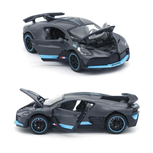 Resembling Bugatti Divo 3in Diecast Car | 1:32 Scale Model | Blue Online Hot Sale