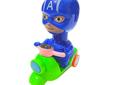 Captain America Toys | Mini Scooter Toy for Kids Friction Toys (Captain America) Sale