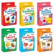 Big Flash Cards Alphabets, Number, Shape, Colour, Fruit, Vegetable, Animal (Set of 6) | 192 Cards Online