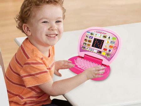 Baby Laptop - Electronics Number & Alphabet Charts - BIS Approved (Pink) Supply