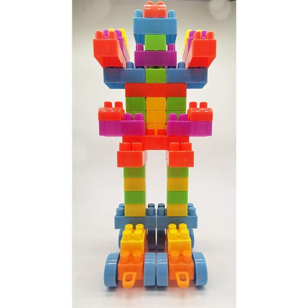 Building Block Set, DIY Interlock Construction Design Model (Multicolor) For Sale