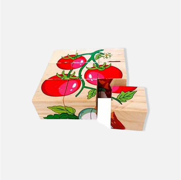 3D 6 Face Vegetable Block Puzzle Online