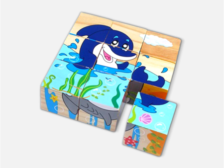 3D 6 Face Aqua Animal Block Puzzle Sale