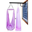 Baby Swing Cradle with Mosquito Net Spring and Metal Window Cradle Hanger (Purple) Online Hot Sale