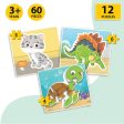 Baby’s First Jigsaw Puzzle Baby Animals, Ocean Animals, World of Dinosaurs & Magical Unicorns (Set of 4) | 60 Pieces For Cheap