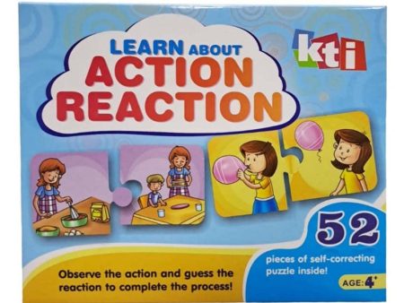 Action and Reaction Puzzle Board Game (52 Pieces) For Discount