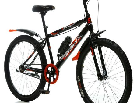 BMX Bicycle (Frame Size-16, 24 Inches) | Black and Red | COD not Available Online