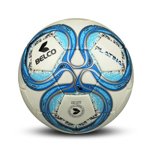 Belco Blue Platina Football (1 Football with needle) Size 5 | 11+ Years Cheap