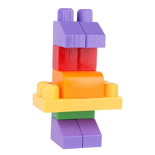 Building & Construction Blocks Educational Toy (Pink Bag - 120 Pieces) Online Hot Sale