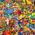 8 cm Soft and Child-Friendly Multi-Colored Play Pool Balls – Easy-to-Hold Plastic Balls Designed for Kids with Gentle Edges Hot on Sale