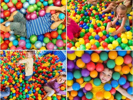 8 cm Soft and Child-Friendly Multi-Colored Play Pool Balls – Easy-to-Hold Plastic Balls Designed for Kids with Gentle Edges Hot on Sale