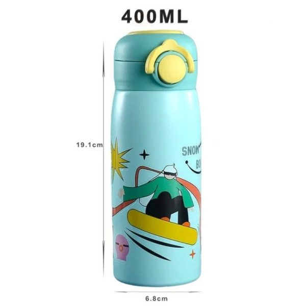 Animated Stainless Steel Water Bottle (400ml) Cheap