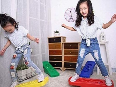 Kids Rocking Seesaw S Shape Balance Board (Assorted Color) Fashion