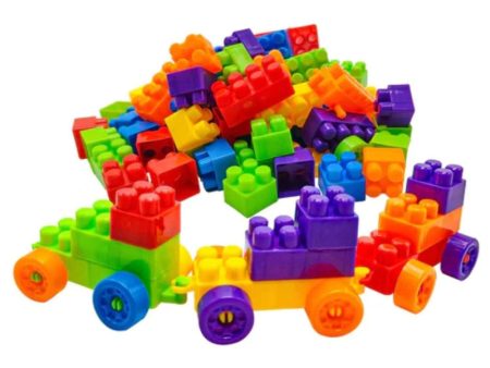 Building Blocks Container - 60 pieces Discount