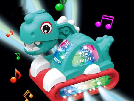 Musical Dinosaur Car Toy with Sounds and Lights Discount