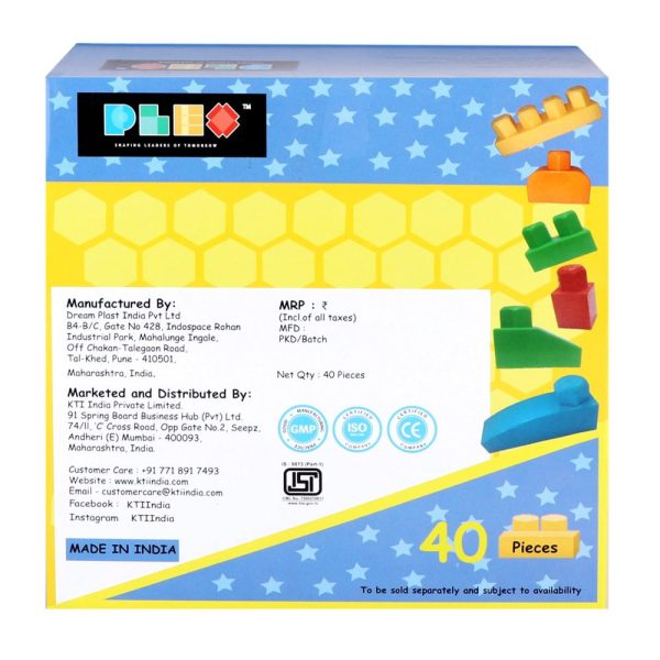 Building Blocks Starter Pack - 40 Pieces For Sale