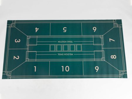 Foldable Green Poker Table Mat with Carrying bag (COD Not Available) Sale