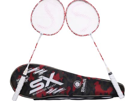 SX Badminton Racket Set | 2 Rackets with a carry bag For Discount