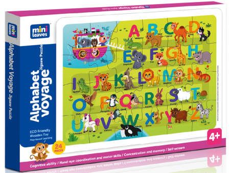 Alphabets Voyage Jigsaw Puzzle 24 Piece Puzzle for Kids Hot on Sale