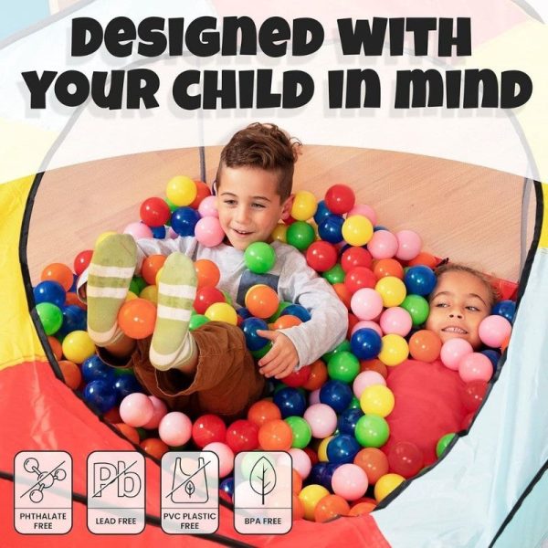 8 cm Soft and Child-Friendly Multi-Colored Play Pool Balls – Easy-to-Hold Plastic Balls Designed for Kids with Gentle Edges Hot on Sale