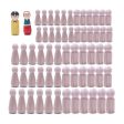 52Pcs Unfinished & Finished Wooden Peg Doll , 50Pcs Unfinished Wooden Peg Doll + 2 Pcs Free Finished Angel Dolls As Samples for DIY Craft (Size : 53MM) Discount