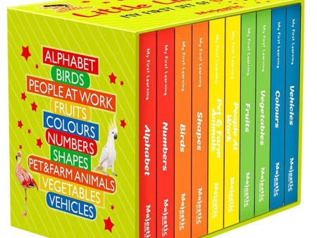 Little Library Set Of 10 Mini Board Books for Early Education For Cheap